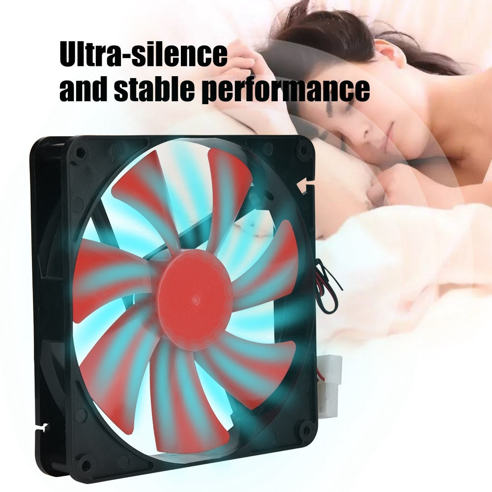 14cm 12V Ultra quiet Case Cooler PC Cooling Fan for Desktop Computer