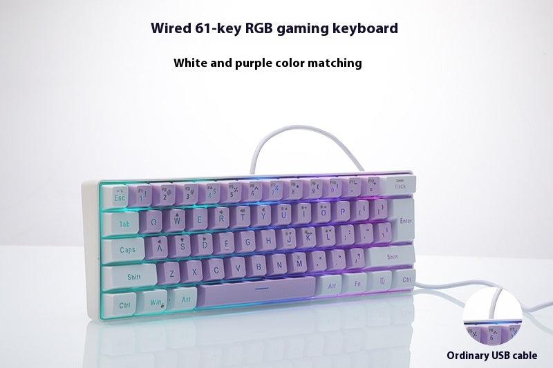 Simple Home Small RGB Illuminant Keyboard