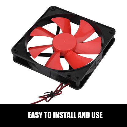 14cm 12V Ultra quiet Case Cooler PC Cooling Fan for Desktop Computer